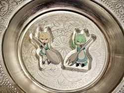 砂金那刻夏貓咪女僕壓克力小飯友