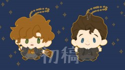 【紐特&忒修斯】斯卡曼德兄弟10cm娃娃