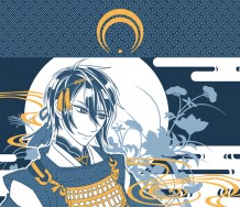 【刀劍亂舞】三日月宗近&加州清光帆布捲式筆袋