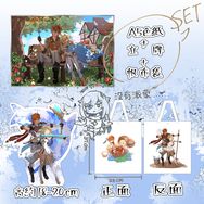 原神《今天派蒙不在家SET组》立牌 色紙  帆布袋 by KK