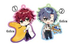 ミスラ&フィガロ閃粉滴膠壓克力吊飾