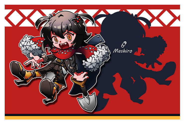 彩虹社 ／ ましろ 彩虹鐳射壓克力吊飾