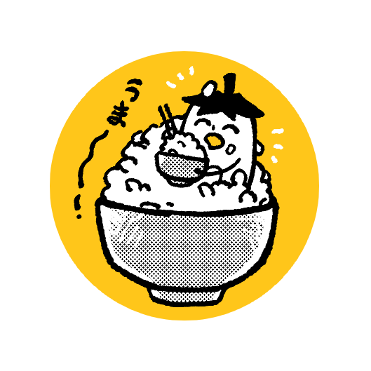 原創【茄子日記系列】茄子徽章－白飯茄子