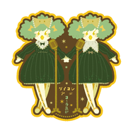 《蘿蔔少女合唱部》雙面壓克力徽章(釘)A款/B款