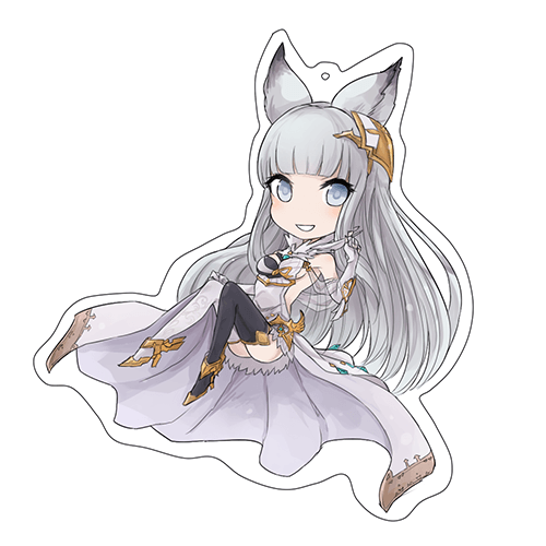 碧藍幻想 GBF 紡織娘 可魯瓦 雙面透明吊飾