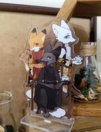 ［狐咖啡］日式中華風 / 茶樓風 / 壓克力立牌 / FOXXXCOFFEE