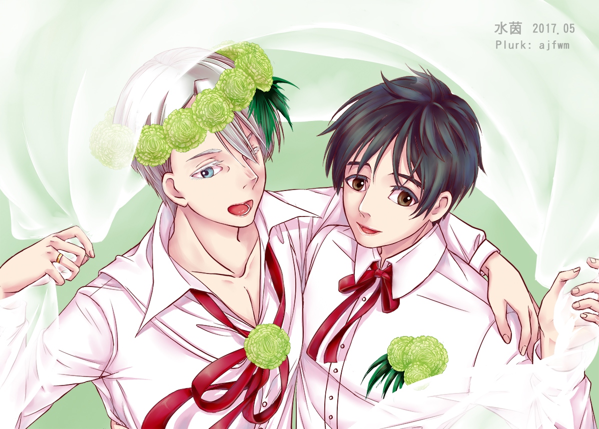 [YOI] 勇維勇認親卡  綠色康乃馨