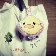 家庭教師 雲豆 小抱枕吊飾