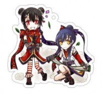 LoveLive壓克力吊飾－妮可＆海未（忍者覺醒）