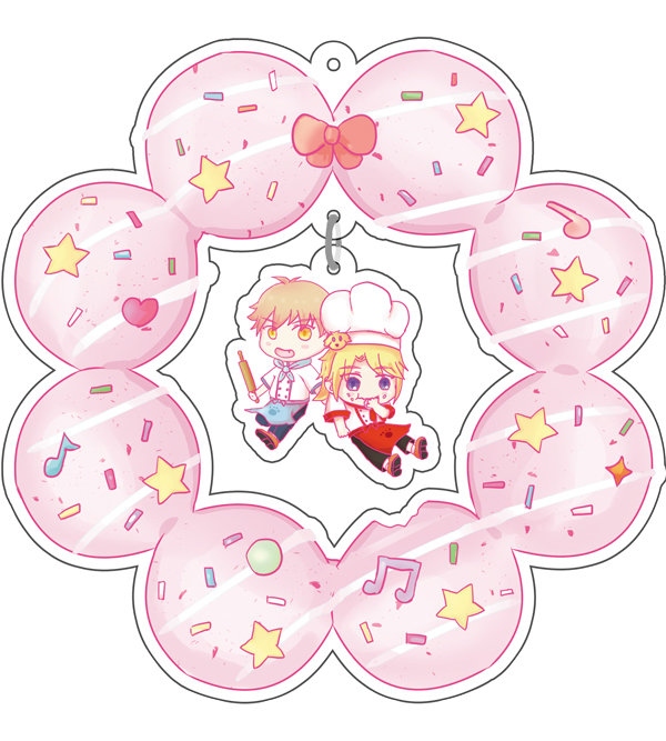 【全職高手】黃包 烘培師PARO花環甜甜圈吊飾