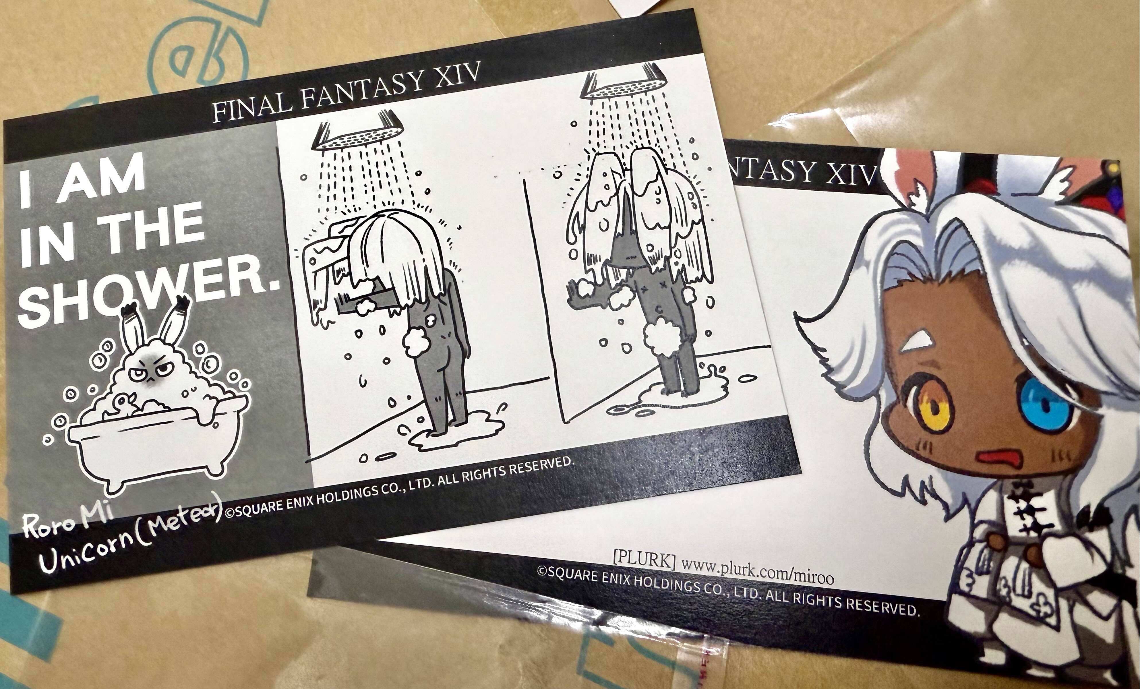 FF14角色明信片+小卡