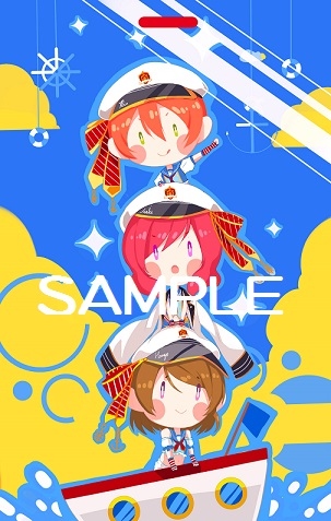 LOVELIVE!海軍風一年級組壓克力車票夾