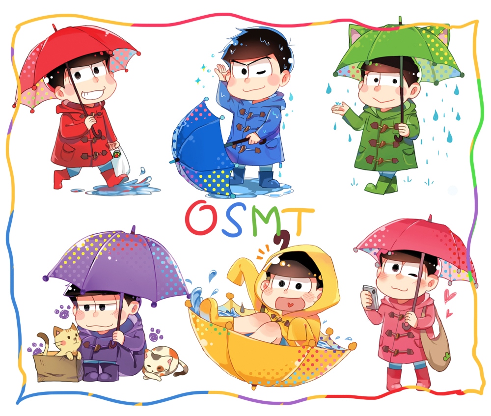 阿松 雨傘松 壓克力吊飾