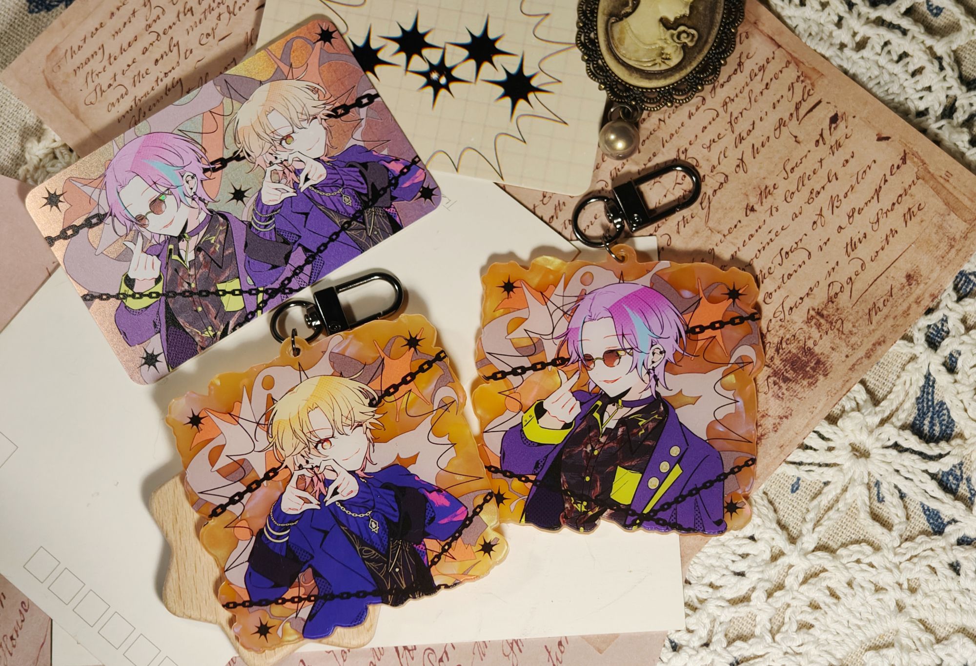 プロセカ 🎈🌟特殊板壓克力＆鐳射圓角小卡set