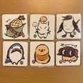 【FF14】可愛動物好朋友／方型吸水杯墊