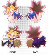 YGO DM 遊戲&亞圖姆雙面壓克力吊飾
