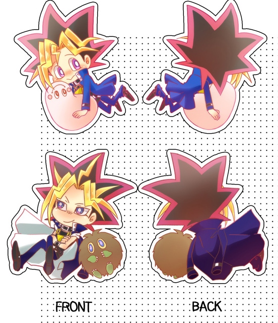 YGO DM 遊戲&amp;亞圖姆雙面壓克力吊飾
