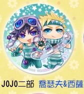 JOJO的奇妙冒險/二部/喬瑟夫&西薩 鑰匙圈