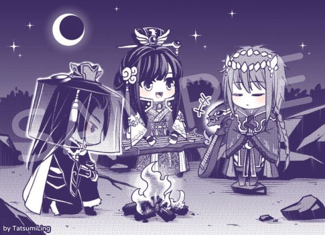 【東離劍遊紀】Q版 殤不患、睦天命、浪巫謠、聆牙
