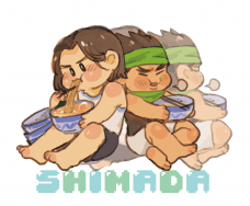 Overwatch Shimada 島田拉麵兄弟壓克力吊飾