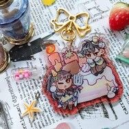 原創 || 歡樂兄妹閃粉吊飾