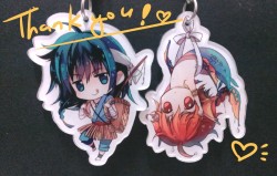 [漁夫X人魚]浦島&小鮪魚CP壓克力吊飾