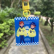 小鎮警察壓克力吊飾
