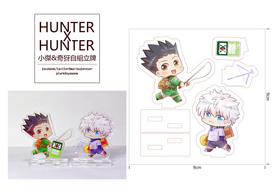 【獵人】小傑&amp;奇犽 壓克力自組板