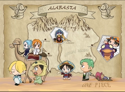 <<ALABASTA MAP >> A6收納盒