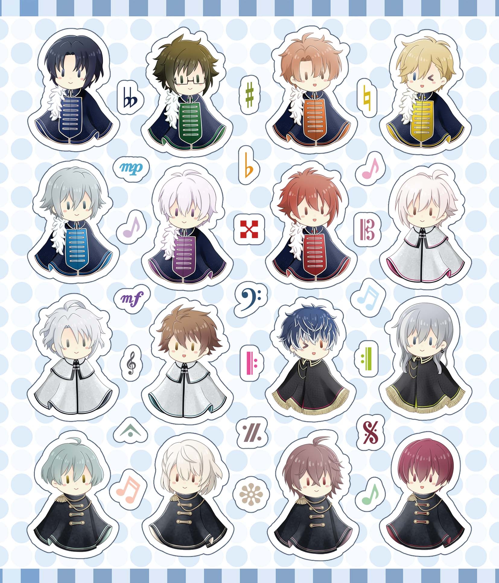 【アイナナ】REUNION x 晴天娃娃 同人貼紙