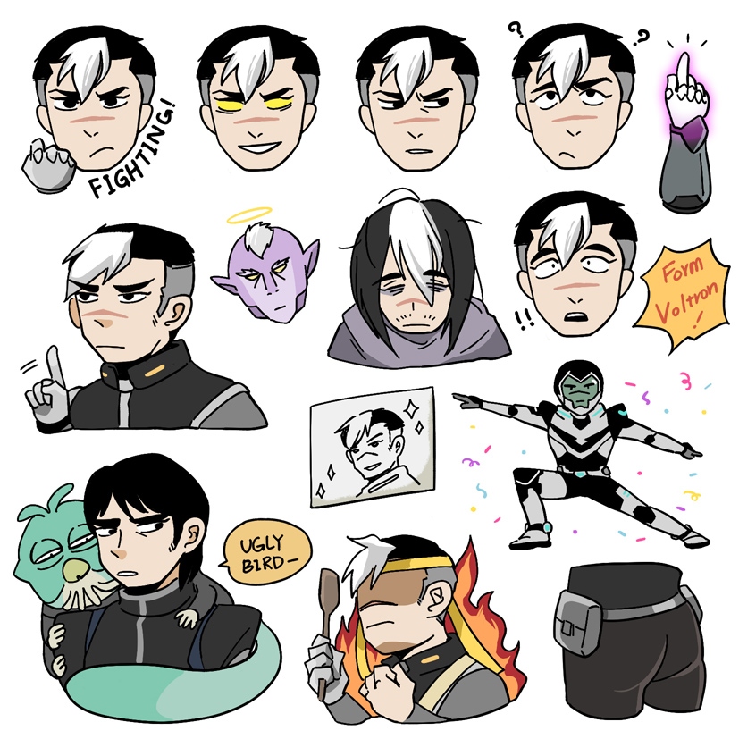 Voltron-Shiro貼紙