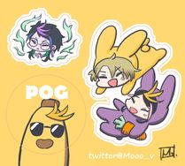 Luxiem/ POG Banana Shuca小貼紙