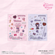 滴膠閃閃貼紙  小小兔／小螢～Twinkle Diary～