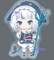 虛擬主播hololive Vtuber EN英語組-同人二創掛件鑰匙扣&角色Q雙面壓克力吊飾鑰匙圈
