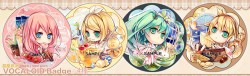 茶座系列VOCALOID襟章◇4種