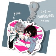 あんスタ-病患凜月&醫生泉透明壓克力吊飾