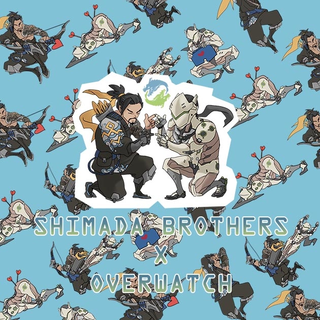 Overwatch島田兄弟眼鏡布 島田源氏 島田半藏