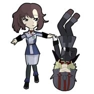 鋼彈SEED DESTINY 尼歐×瑪琉 同人貼紙