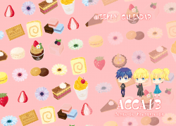 ACCA＊甜點周曆&透明貼紙