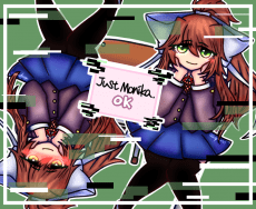 Doki Doki Literature Club! 心跳文學部 Monika 小卡/書籤