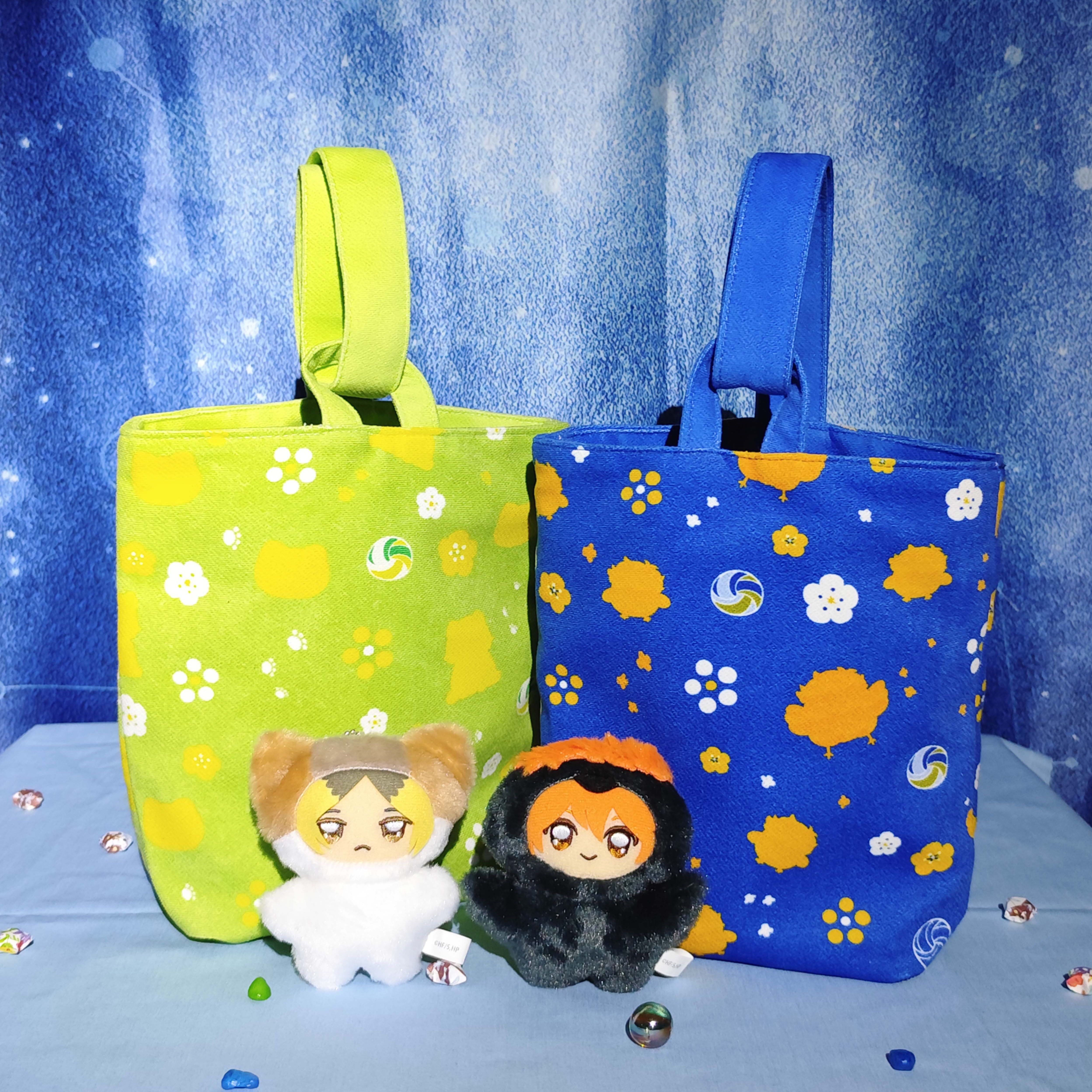 排球少年 研磨&amp;翔陽夏日風格印花小提袋