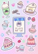 Plave 半斷貼紙