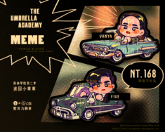 【the Umbrella Academy】第二季迷因小車車 | 雨傘學院 | 壓克力胸章組