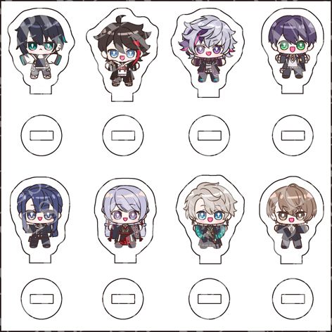 【NIJISANJI 】 JP組迷你立牌自組版