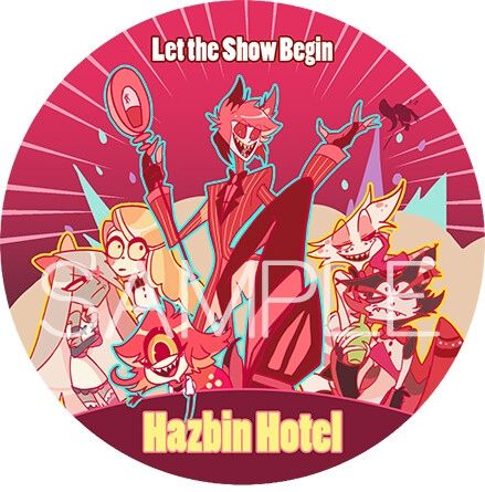 Hazbin Hotel｜全員 7.5閃底徽章