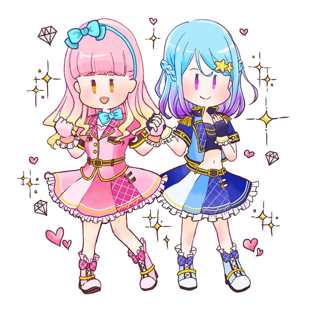 【偶像活動Friends!】純潔調色盤 鐳射壓克力吊飾