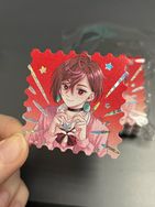 小桃燙銀郵票貼紙
