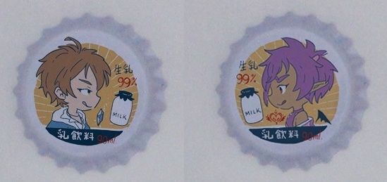 新世界-墨菲&amp;伊得牛奶瓶蓋徽章