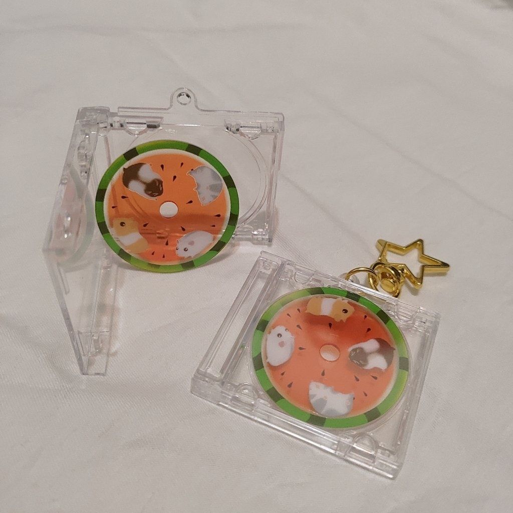 ［原創］鼠西瓜迷你CD吊飾