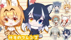 獸耳娘番  動物朋友/Q版 壓克力 吊飾 /透明雙面@100元/7公分